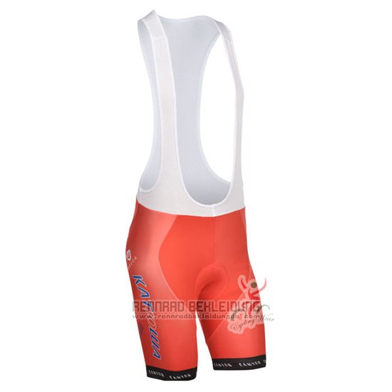 2014 Fahrradbekleidung Katusha Wei und Rot Trikot Kurzarm und Tragerhose